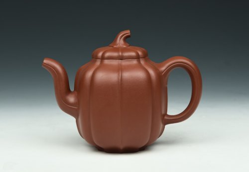 吴欢(大)紫砂壶 水仙花瓣 