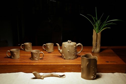 范微琴紫砂壶 寒梅傲骨 