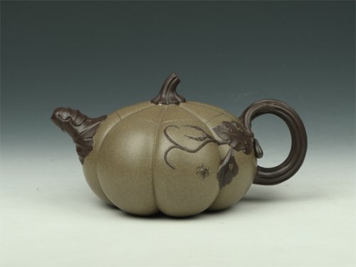 董建忠紫砂壶 南瓜壶 