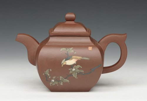 孙航春紫砂壶 喜上眉梢 