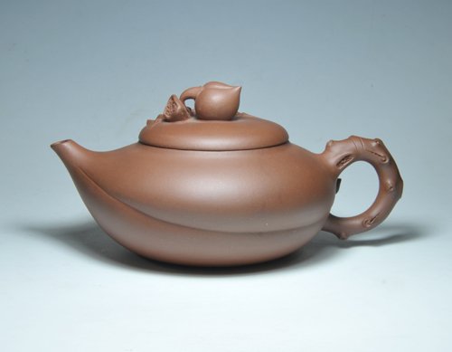 席志紫砂壶 寿桃 