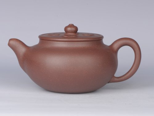 周可明紫砂壶 仿古如意 