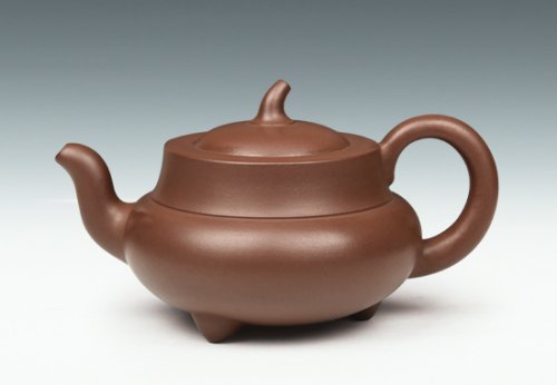 冯建强紫砂壶 三足北瓜 