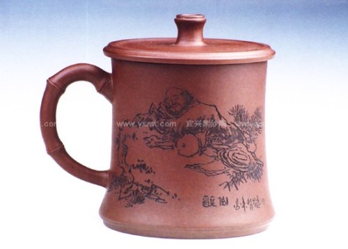 文盛紫砂壶 竹节壶1 