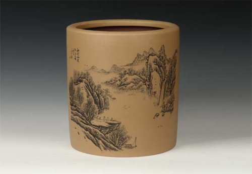 陈守波紫砂壶 笔筒 