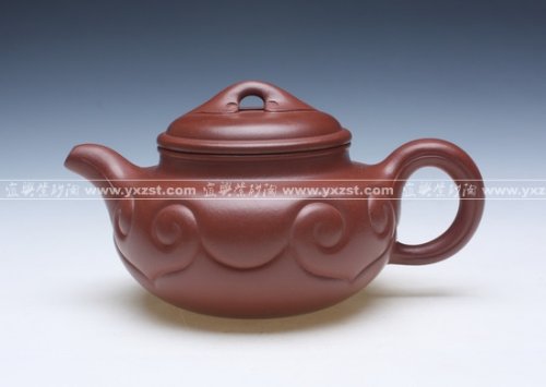 罗顺娣紫砂壶 仿古如意 