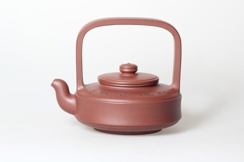 周志君紫砂壶 太极提梁 