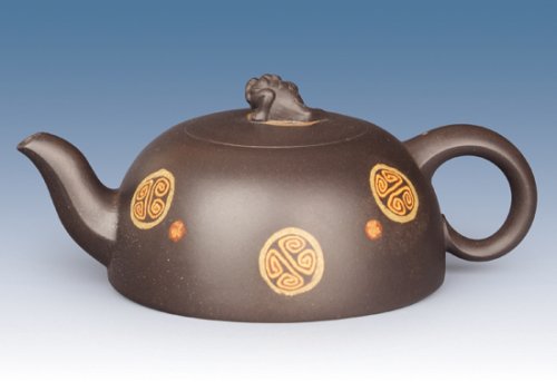 冯建平紫砂壶 金蟾戏寿 