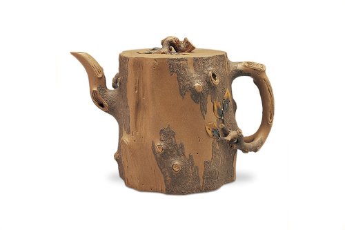 张振中紫砂壶 树段 