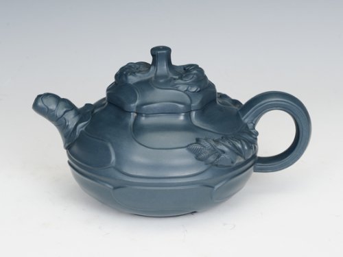 周建芬紫砂壶 风卷葵 