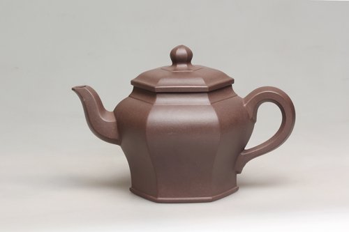 华英紫砂壶 六方宫灯 