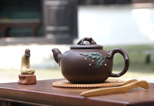李利紫砂壶 硕果 
