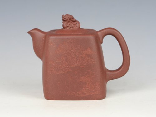 赵俊平紫砂壶 四方汉堡 