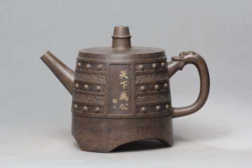 王锡军紫砂壶 祈福编钟 