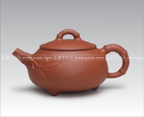 范双元紫砂壶 竹石瓢 