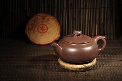 高建中紫砂壶 喜气洋洋 