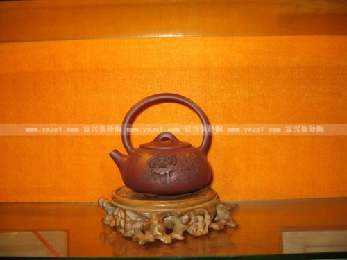 顾磊磊紫砂壶 提梁石瓢 