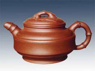 范永芳紫砂壶 双线足鼓 