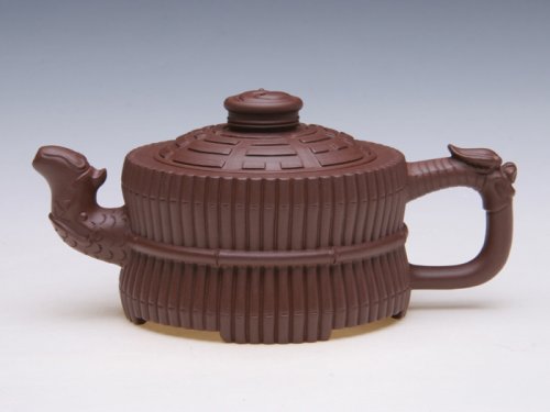 瞿华娣紫砂壶 龙头一捆竹 