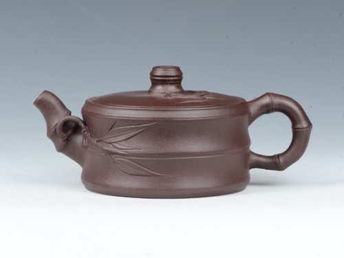 朱大伟紫砂壶 小竹段 