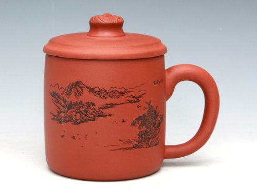 朱新南紫砂壶 龙头杯（清水泥） 