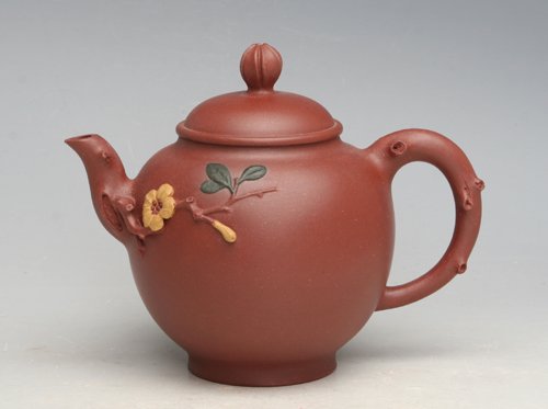 蒋永林紫砂壶 榴色喜人 