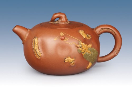 冯建平紫砂壶 游龙供春 