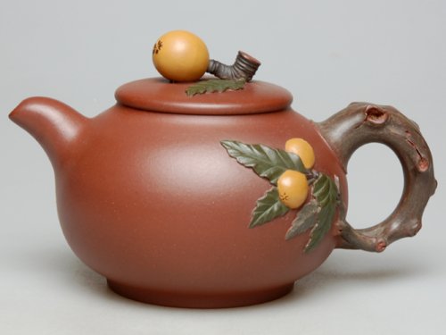 郑永平紫砂壶 硕果  340cc 