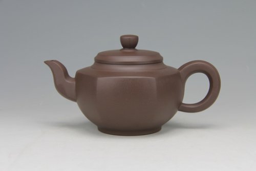 李利紫砂壶 六六大顺 