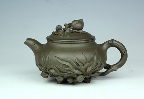 潘孟华紫砂壶 千年圣桃 