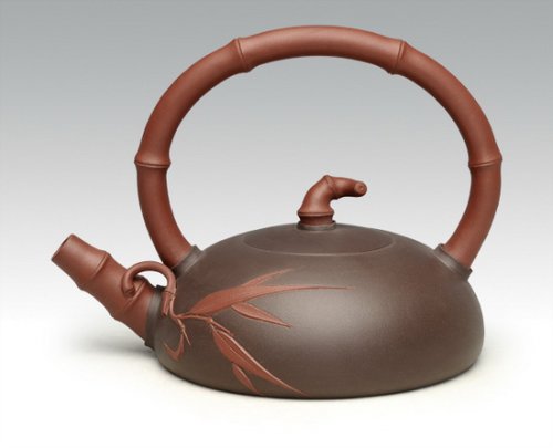 范寿昌紫砂壶 半月提梁 拷贝 