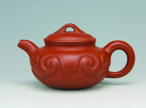 李利紫砂壶 仿古如意 