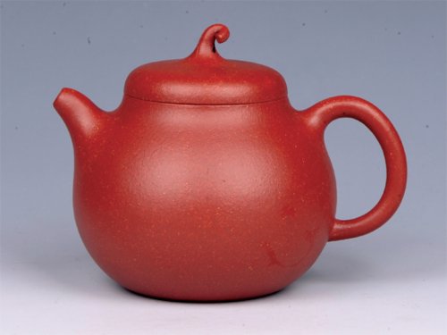 朱洪芳紫砂壶 茄段（降坡泥） 