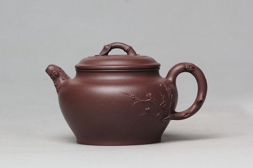 潘毅紫砂壶 高松竹梅 