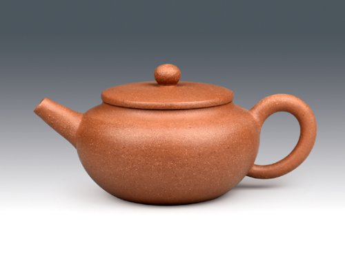 冯盘军紫砂壶 平盖莲子 