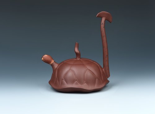 谈跃伟紫砂壶 荷韵系列 