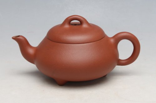 范早大紫砂壶 三脚石瓢唐燕萍 