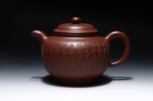 张黎强紫砂壶 大掇只壶 