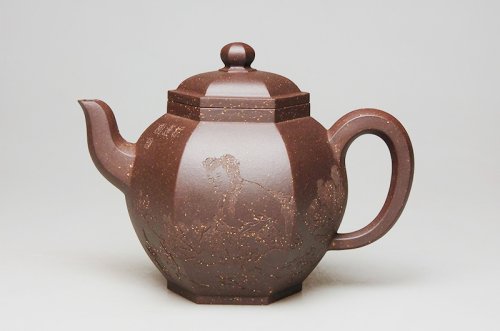 陈依群紫砂壶 珠方 