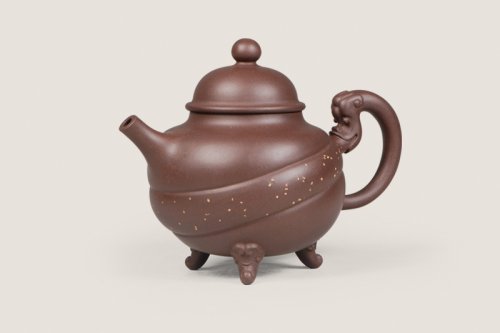 顾绍培紫砂壶 天龙顶珠 