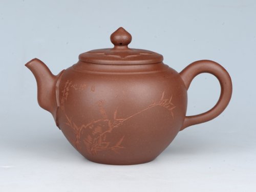 潘雪峰紫砂壶 菱花如意 容量：350cc  泥料：底槽清 