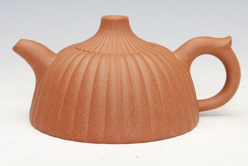 朱菊华紫砂壶 半菊壶 