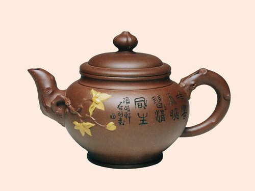 周冠华紫砂壶 春暖花开 