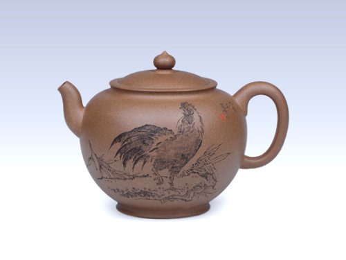 储国峰紫砂壶 金鸡报晓 