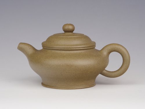 周志新紫砂壶 虚扁2 