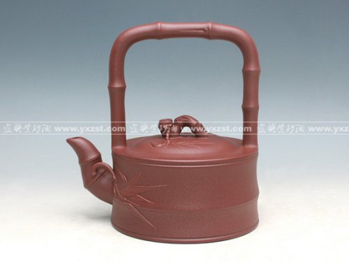 洪美华紫砂壶 竹提壶  洪美华全手工制作 