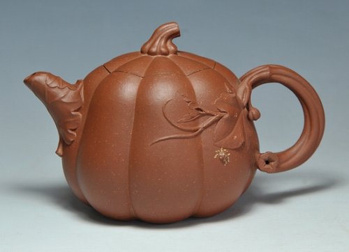 张金芳紫砂壶 高风南瓜壶 