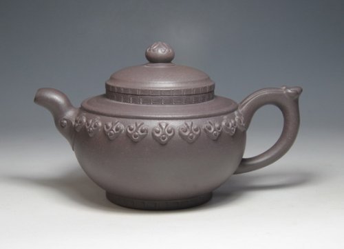 许腊美紫砂壶 云肩如意 