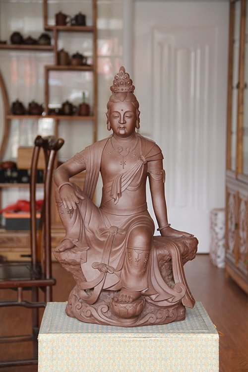 李正华紫砂壶 南海观音 