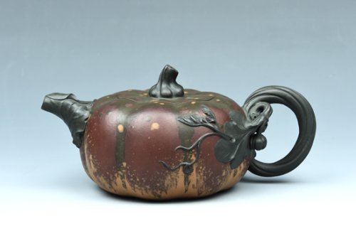 蔡利平紫砂壶 七彩南瓜系列二 